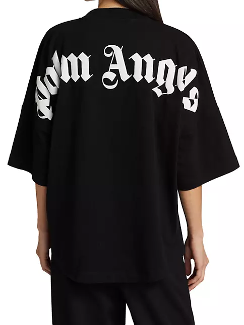 Shop Palm Angels Oversized Classic Logo T-Shirt