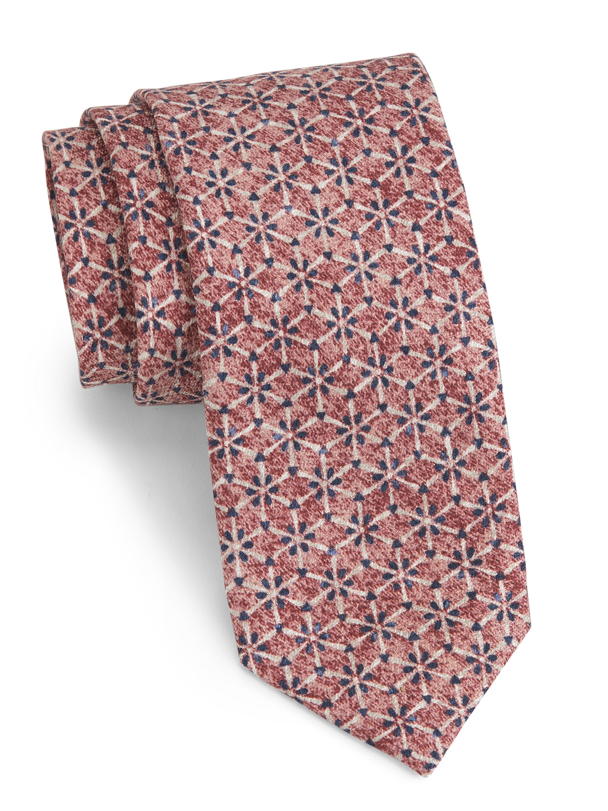 COLLECTION Geo Floral Silk Tie