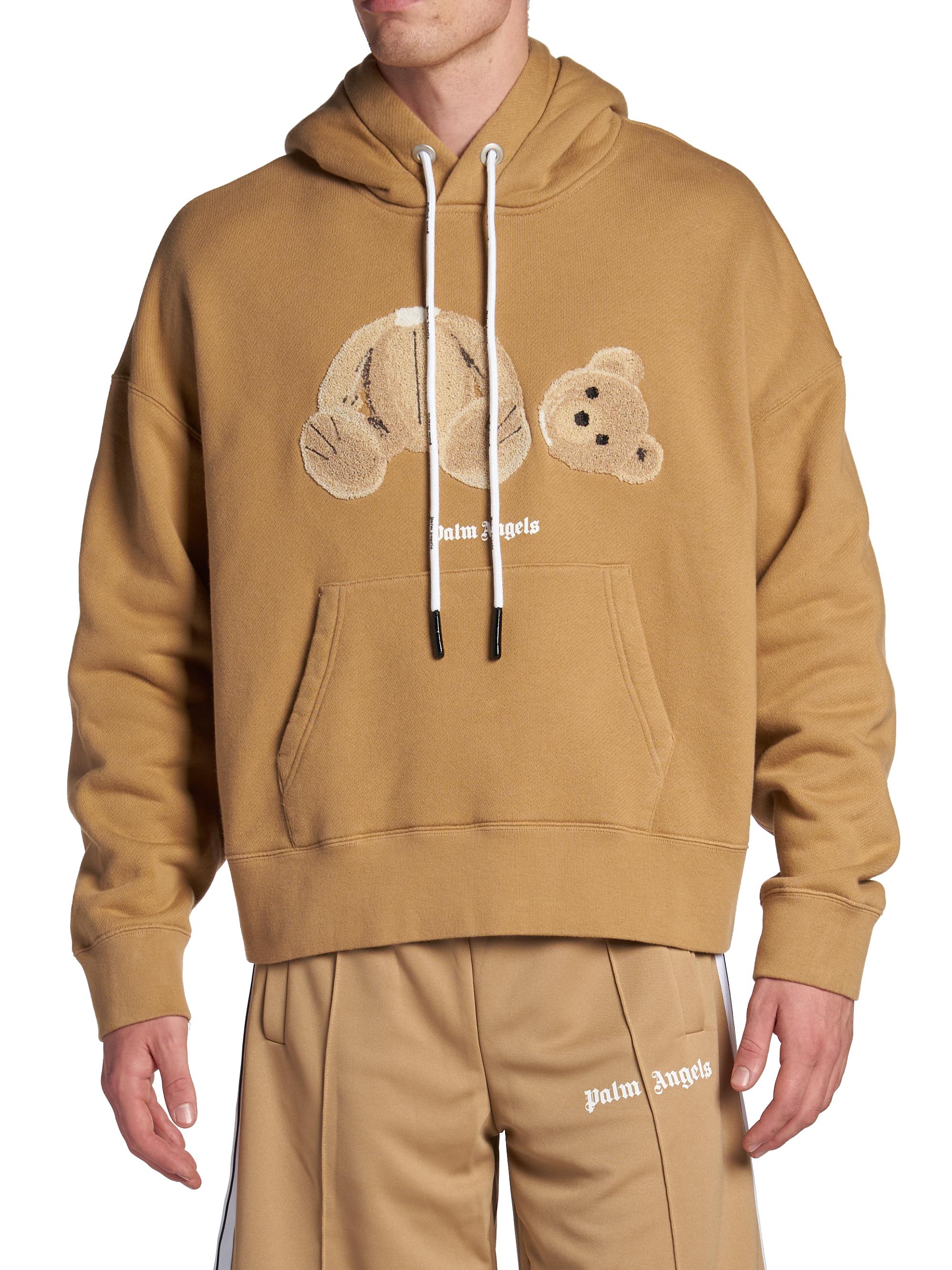 Shop Palm Angels Tufted Bear Hoodie | Saks Fifth Avenue