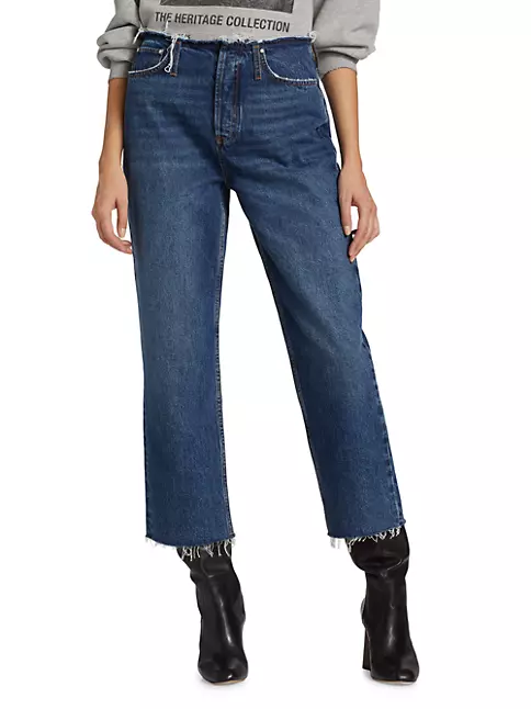 Shop Anine Bing Gavin 1999 Straight-Leg Jeans | Saks Fifth Avenue