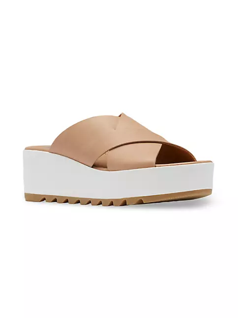 Shop Sorel Cameron Flatform Mule Sandals | Saks Fifth Avenue