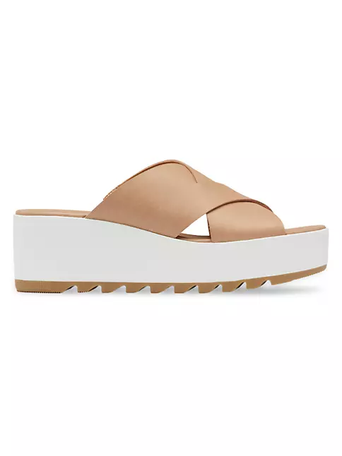Shop Sorel Cameron Flatform Mule Sandals | Saks Fifth Avenue