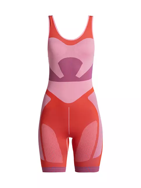 build hed Vandre Shop adidas by Stella McCartney Seamless Colorblocked Jumpsuit | Saks Fifth  Avenue
