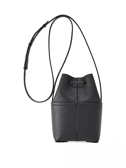 Shop FERRAGAMO Gancino Leather Bucket Bag | Saks Fifth Avenue