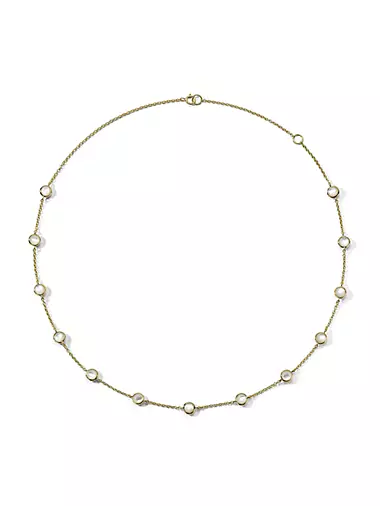 Lollipop 18K Green Gold & Mother-Of-Pearl 13-Stone Necklace