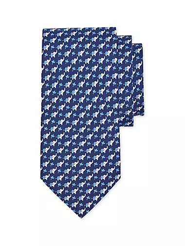 Orlando Elephant Silk Tie
