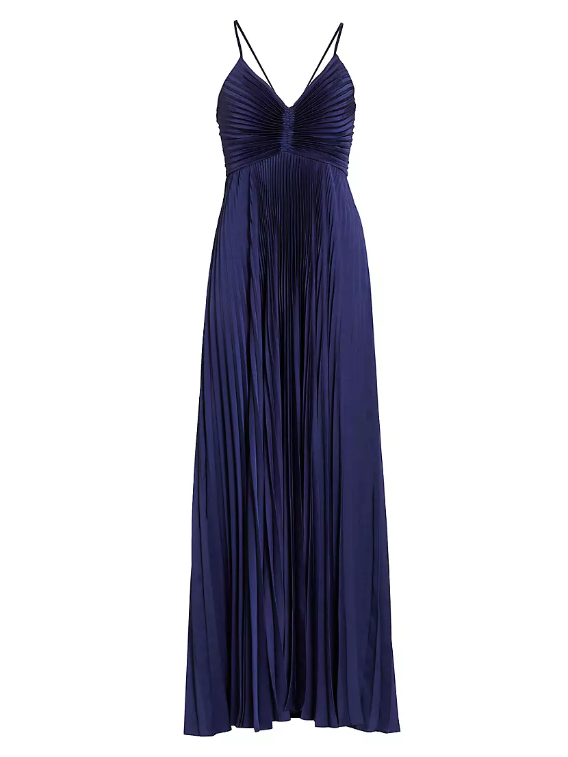 Shop A.L.C. Aries Pleated Gown | Saks Fifth Avenue