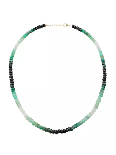 Arizona Emerald Beaded Necklace