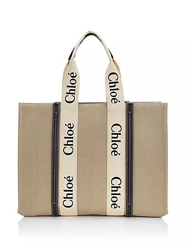 Large Woody Canvas Tote