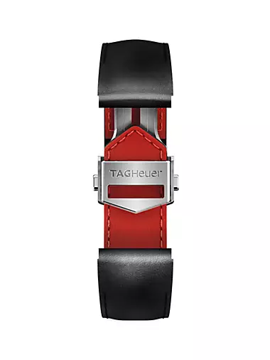 Connected Calibre E4 Leather-Strap Smart Watch