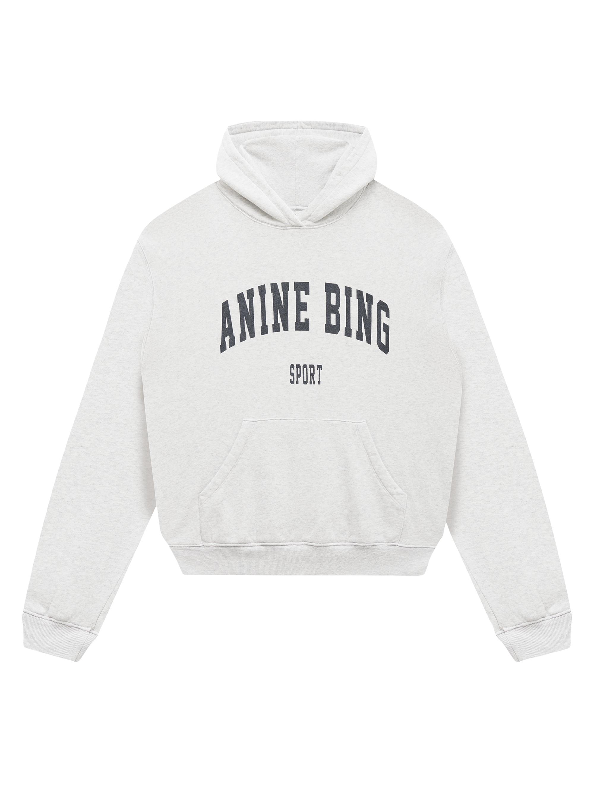 Shop Anine Bing Harvey Sport Logo Hoodie | Saks Fifth Avenue