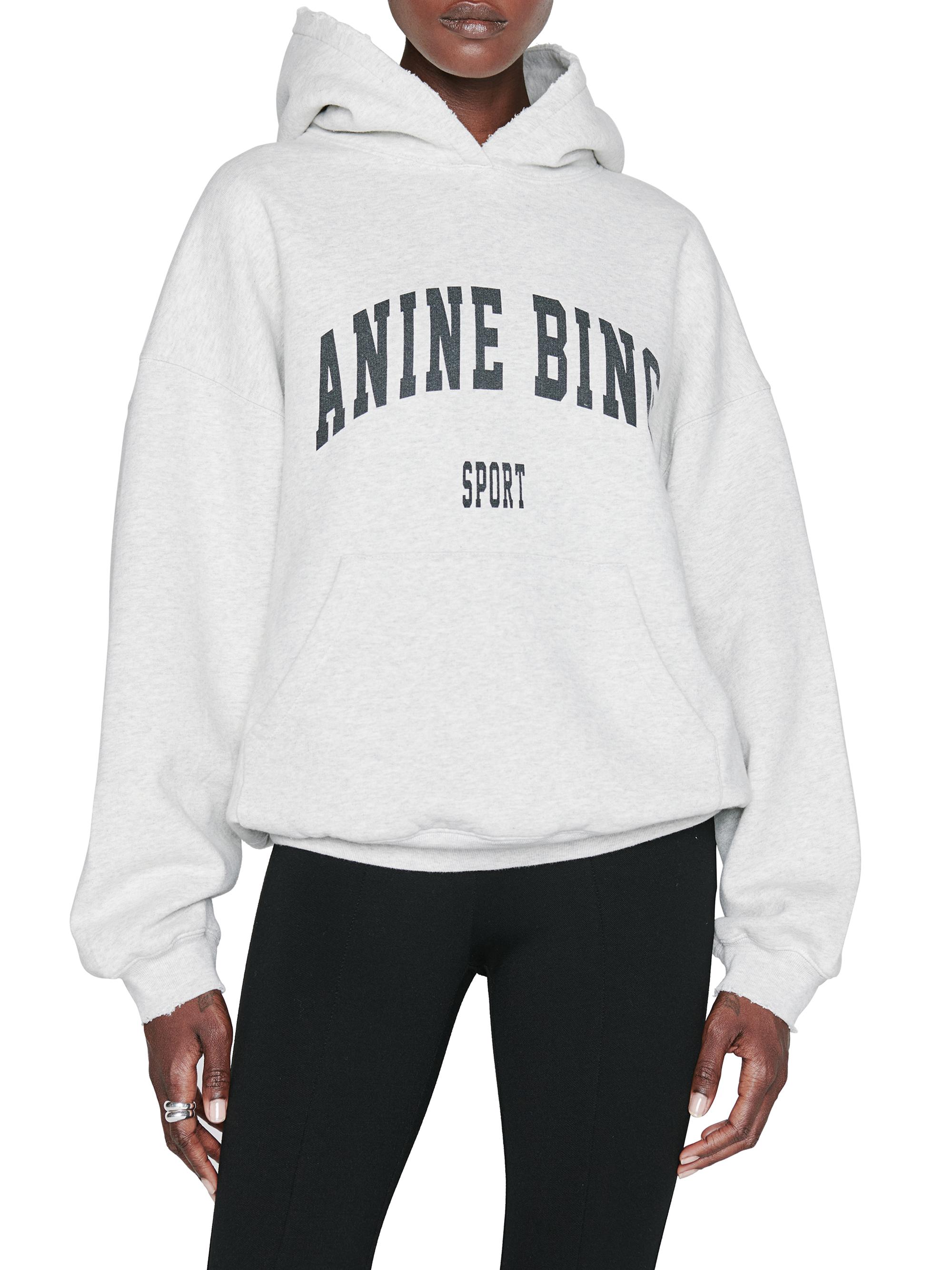 Shop Anine Bing Harvey Sport Logo Hoodie | Saks Fifth Avenue