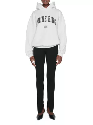 Shop Anine Bing Harvey Sport Logo Hoodie Saks Fifth Avenue