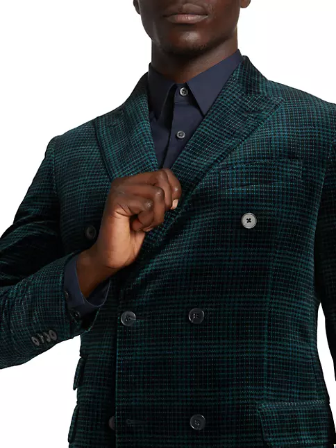 Single Breasted Tapestry Suit Jacket