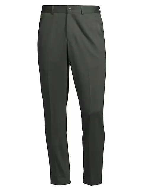 Shop Jack Victor Slim-Fit Wool-Blend Pants | Saks Fifth Avenue