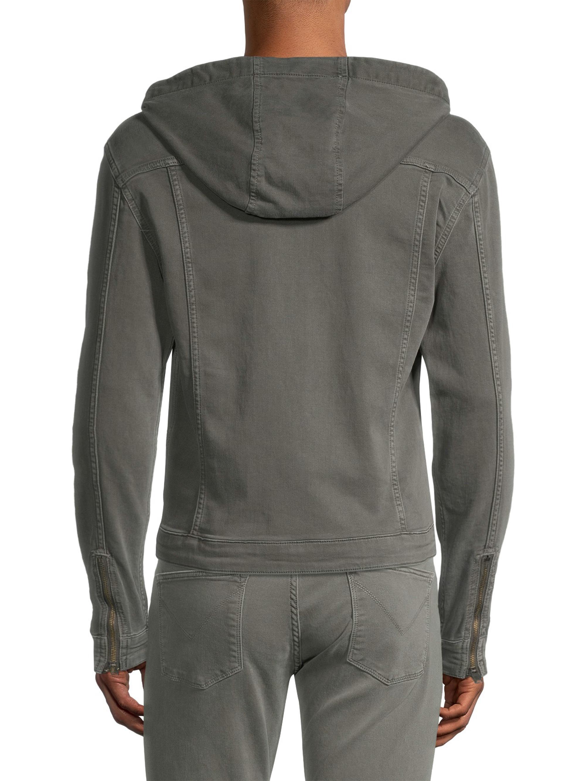 Shop John Varvatos Hooded Denim Jacket | Saks Fifth Avenue