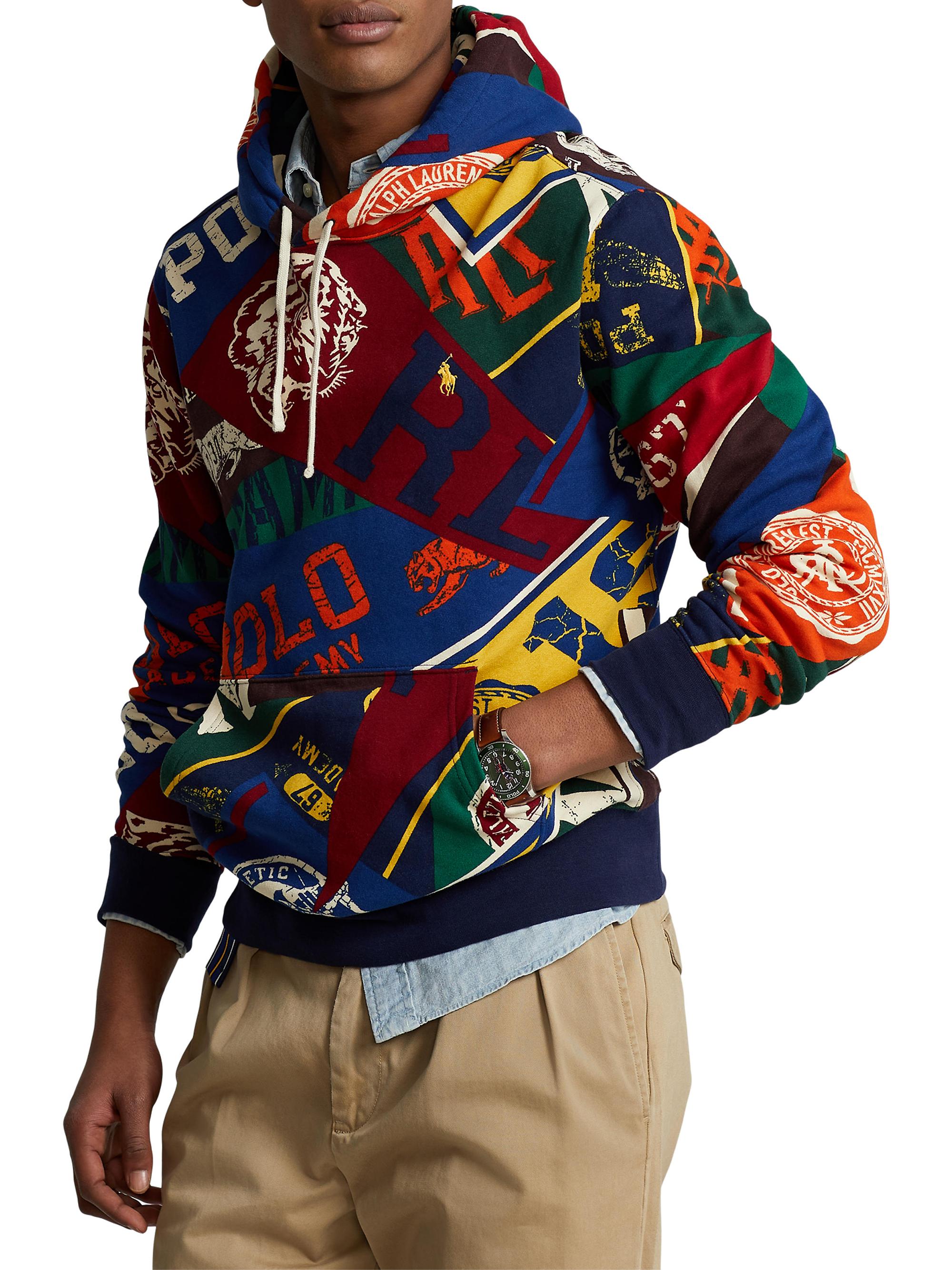 Shop Polo Ralph Lauren Collegiate Flag Magic Fleece Hoodie | Saks Fifth  Avenue