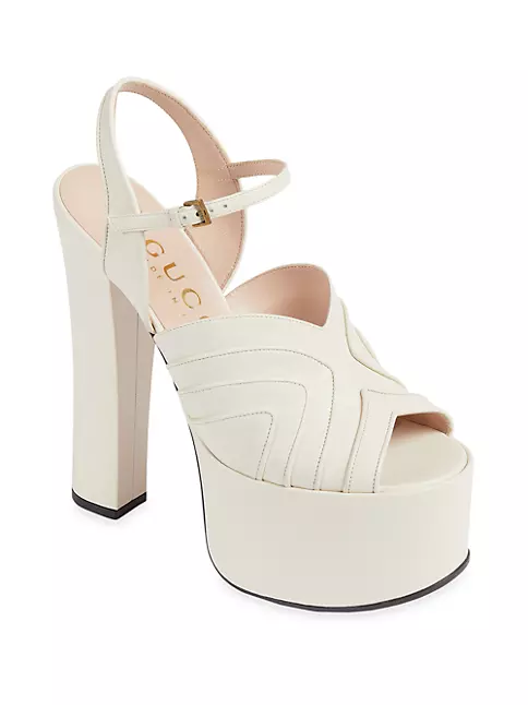 Shop Gucci Keyla Platform Strappy Sandals | Saks Fifth Avenue