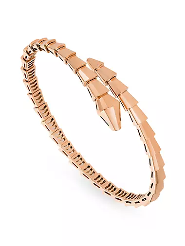 Serpenti Viper 18K Rose Gold Wrap Bracelet