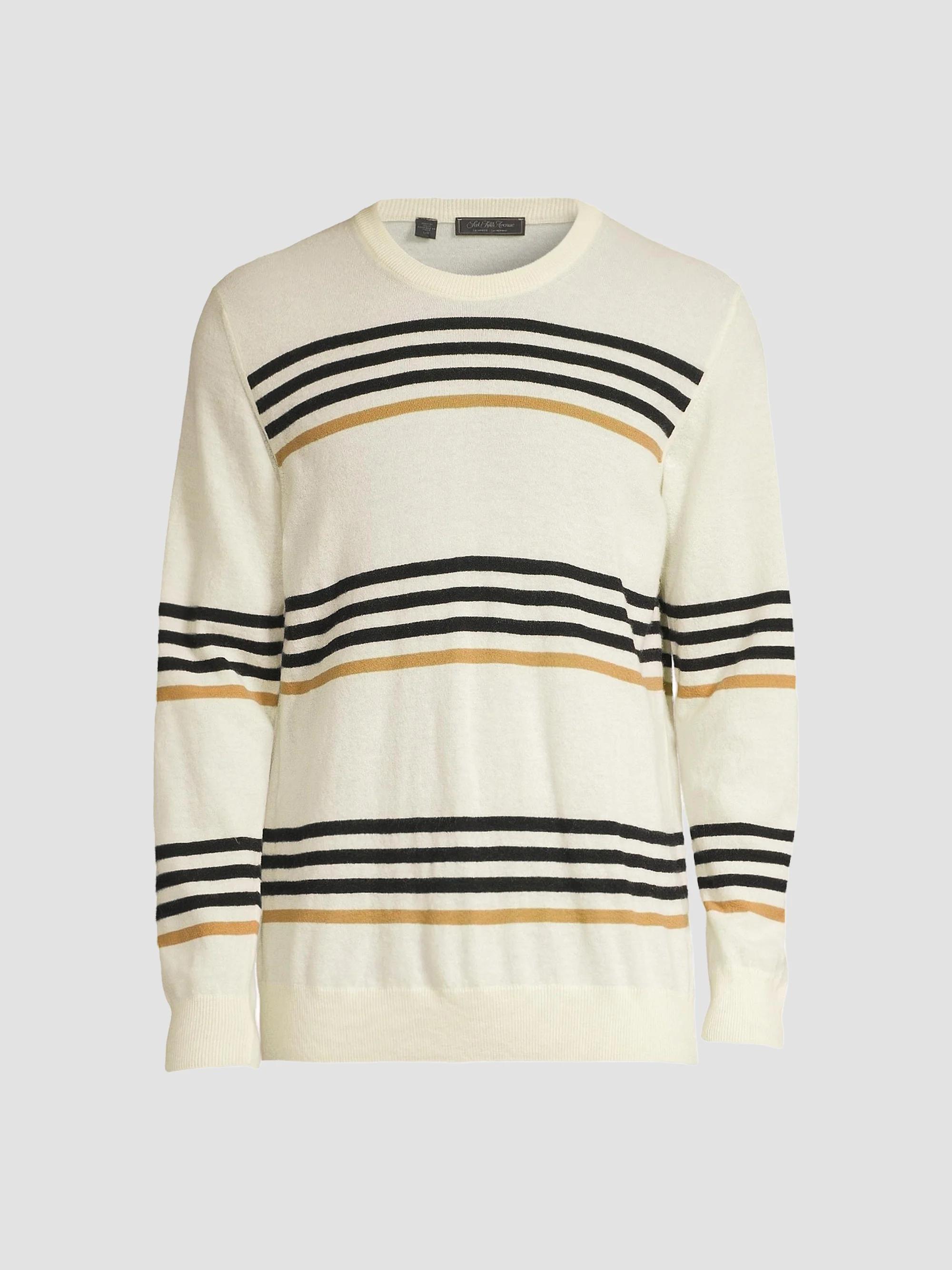 Shop Saks Fifth Avenue COLLECTION Striped Cashmere Sweater | Saks Fifth  Avenue