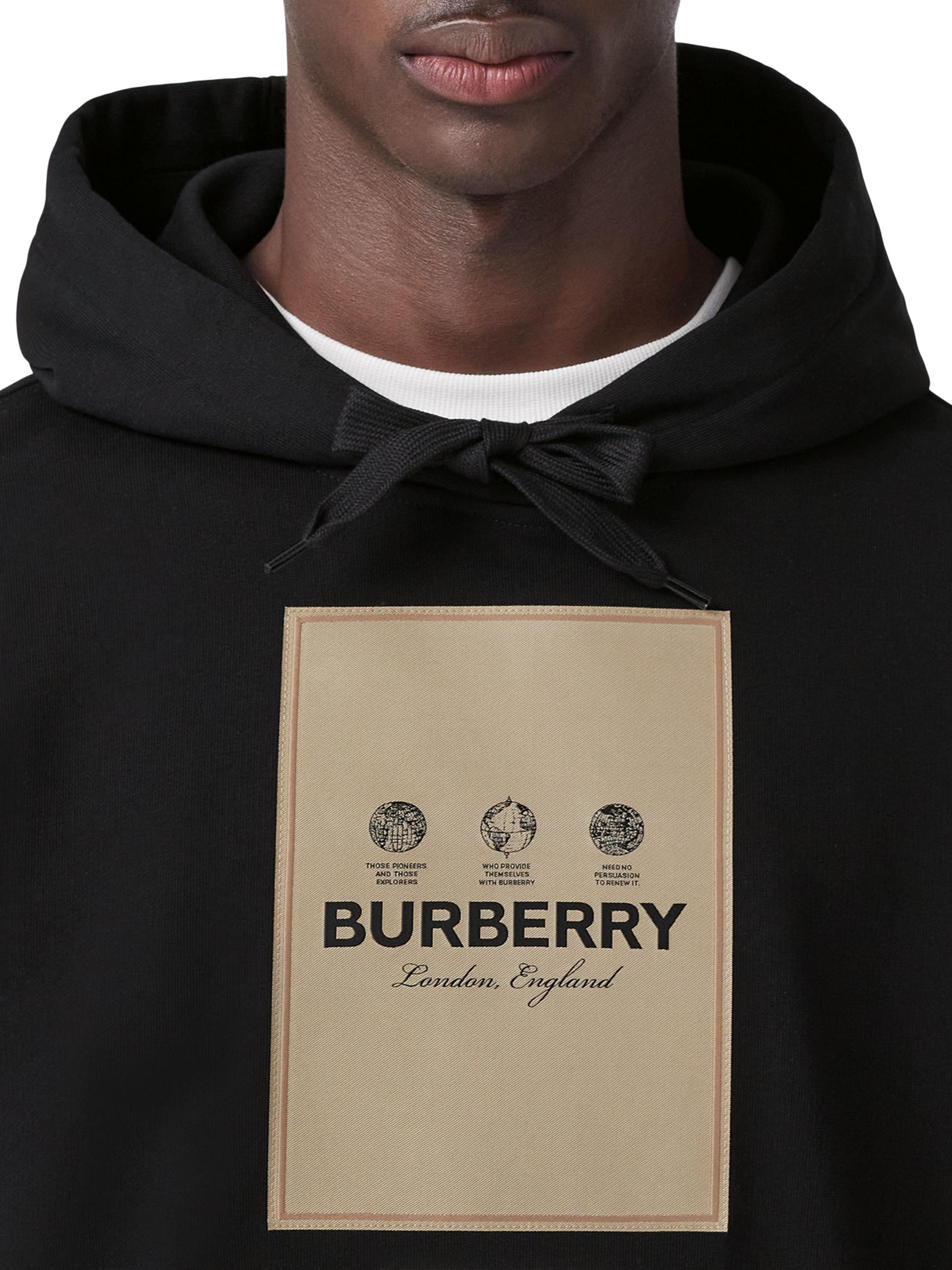 Shop Burberry Owie Cotton Hoodie Sweatshirt | Saks Fifth Avenue