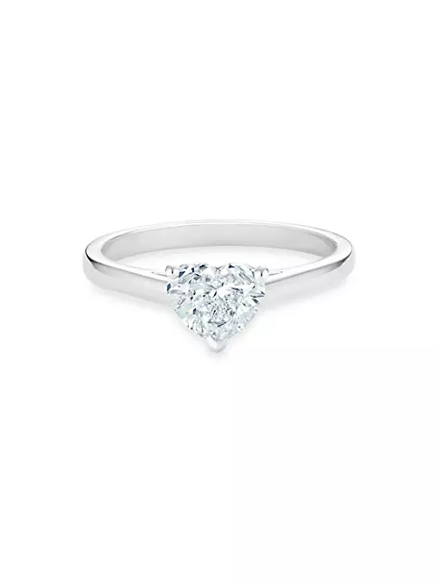 de Beers Jewellers Women's Heart Engagement Ring