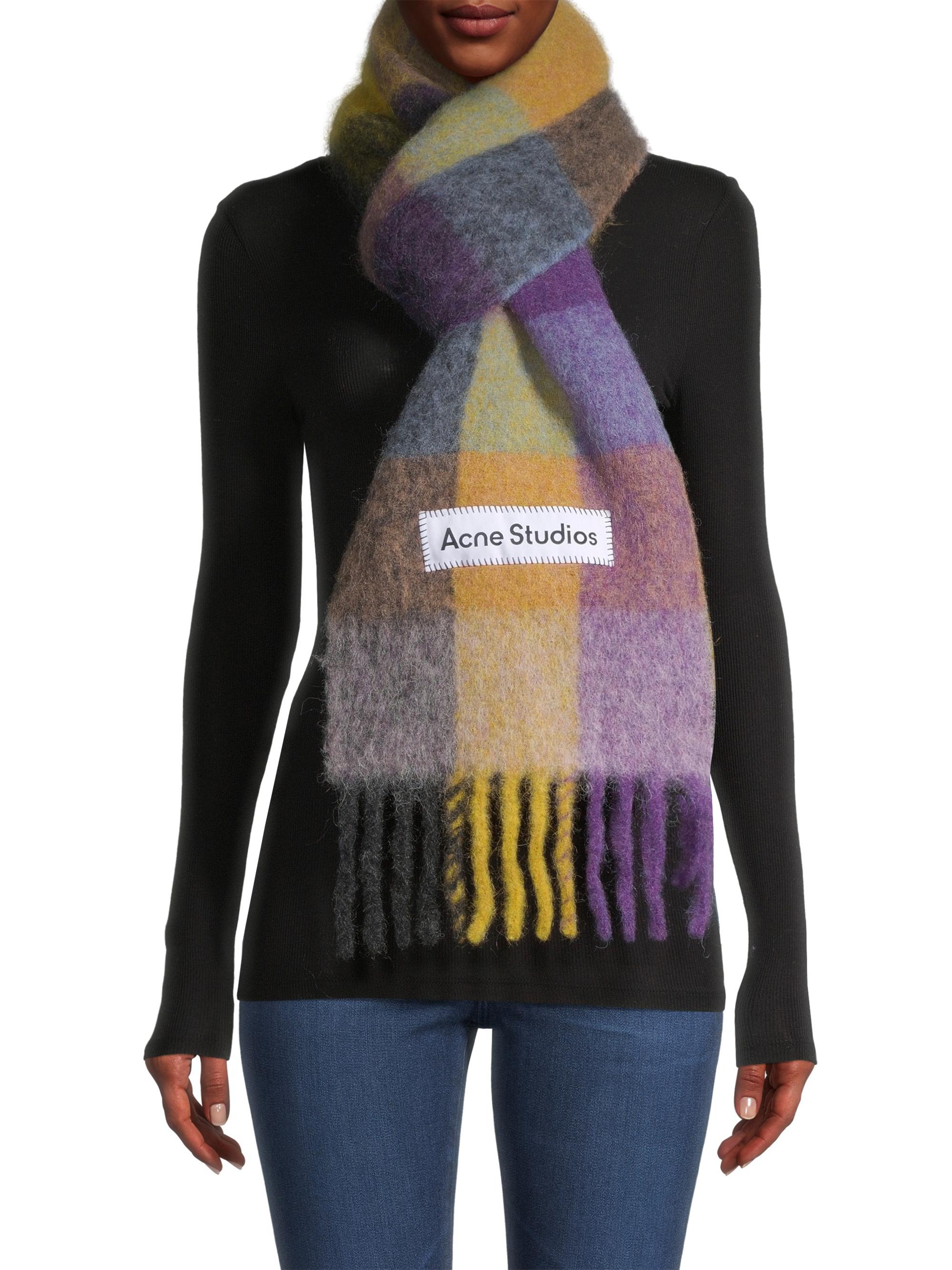 Vally Wool Check Scarf image number NaN