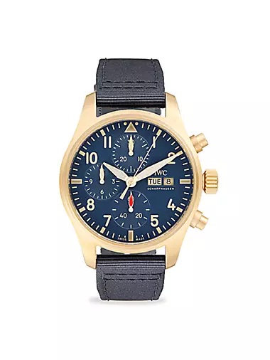 Bronze & Textile Chronograph 41 Pilot's Watch