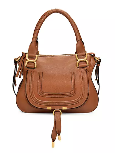 Small Marcie Leather Satchel