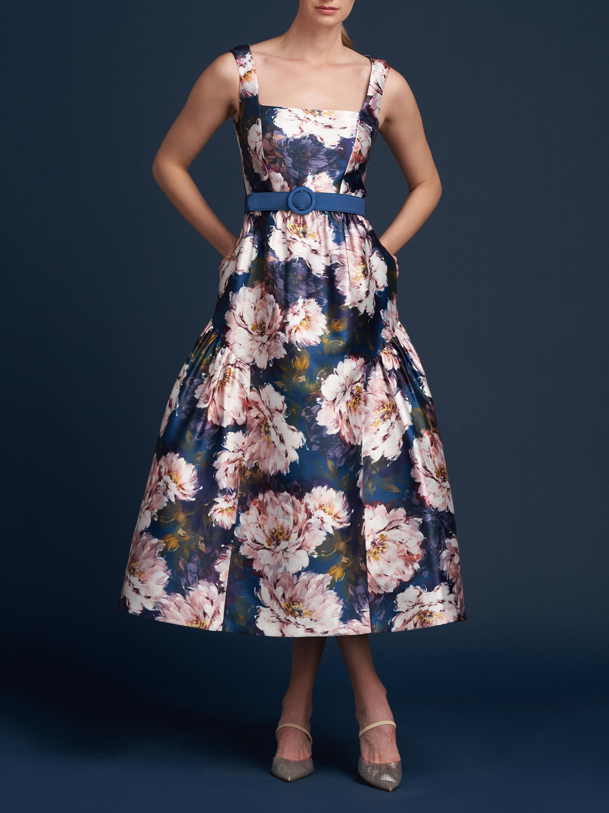 kay unger floral midi dress Mabel Midi Dress  Kay Unger