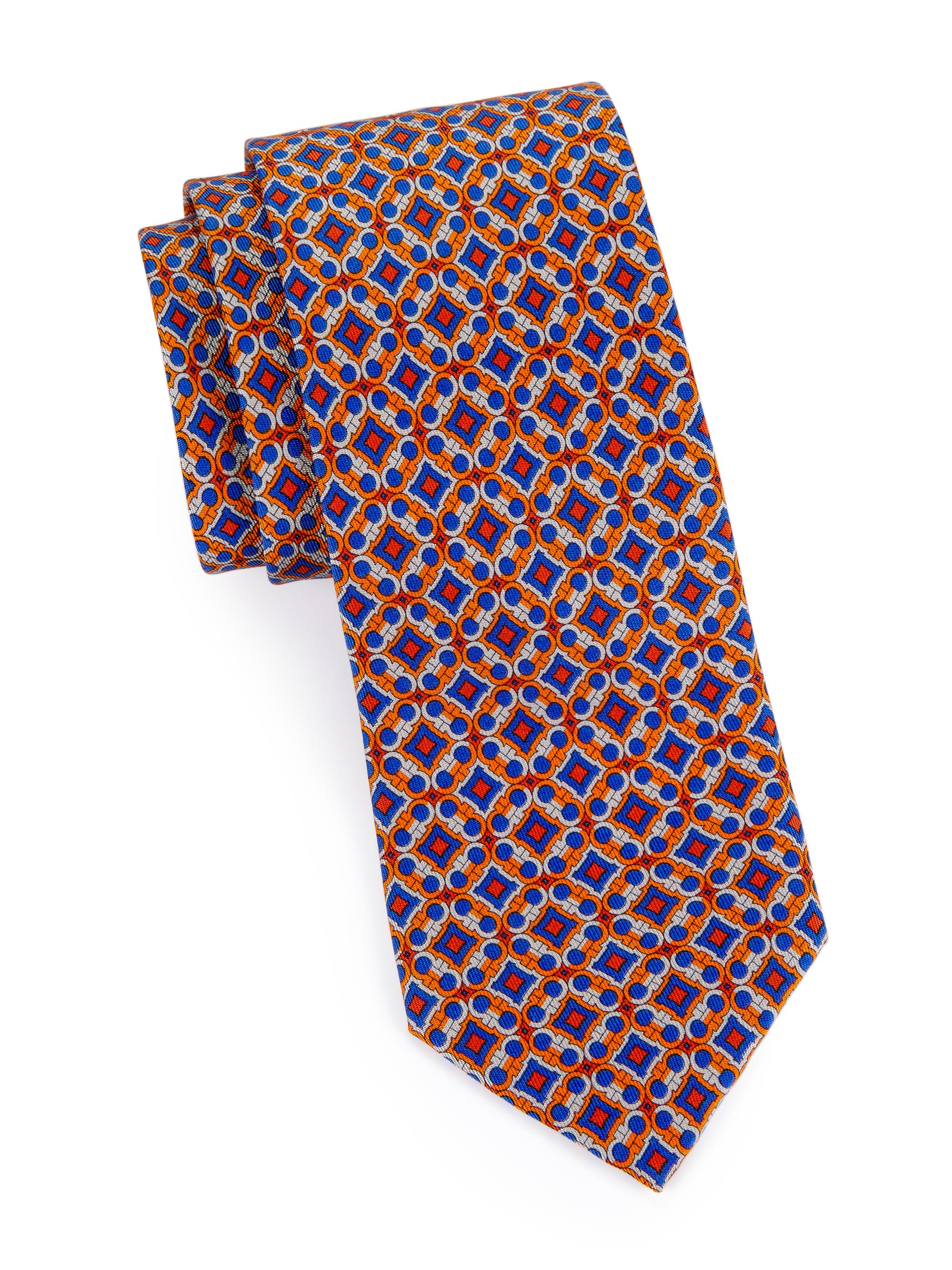 Medallion Silk Tie