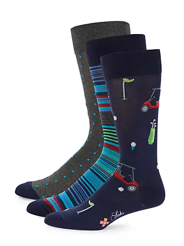 Collection by HOTSOX Golf Socks 3-Pack Set