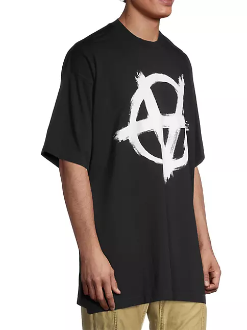 Shop Vetements Double Anarchy Logo T-Shirt | Saks Fifth Avenue