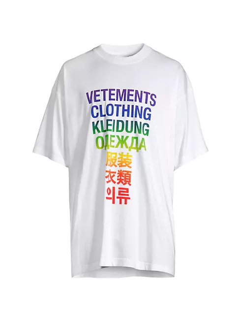 Shop Vetements Vetements Translation T-Shirt | Saks Fifth Avenue