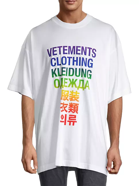 Shop Vetements Vetements Translation T-Shirt | Saks Fifth Avenue