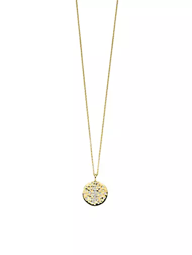 Stardust 18K Yellow Gold & Diamond Small Pendant Necklace