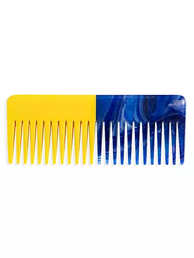 Bi-Color Wide-Tooth Comb