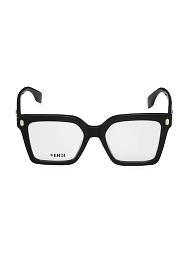 Fendi Bold 51MM Square Optical Glasses