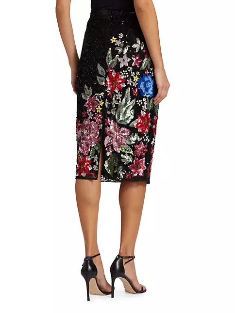 Shop Mac Duggal Separates Sequin Pencil Skirt | Saks Fifth Avenue