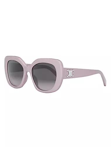 55MM Butterfly Round Sunglasses