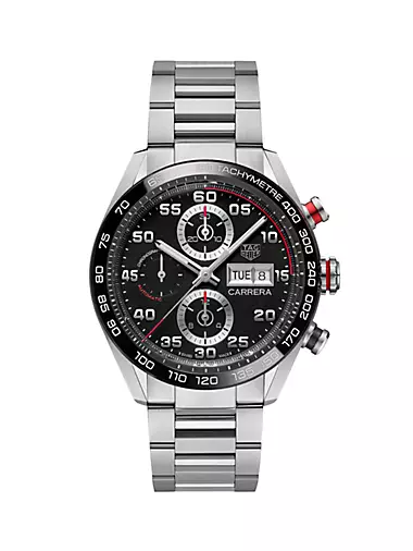 Carrera Caliber Stainless Steel Automatic Chronograph