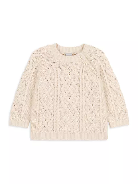 Uendelighed jævnt skotsk Shop Petit Bateau Baby's Cable Knit Sweater | Saks Fifth Avenue
