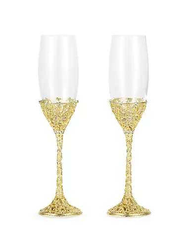 Isadora Two-Piece Champagne Flute Set