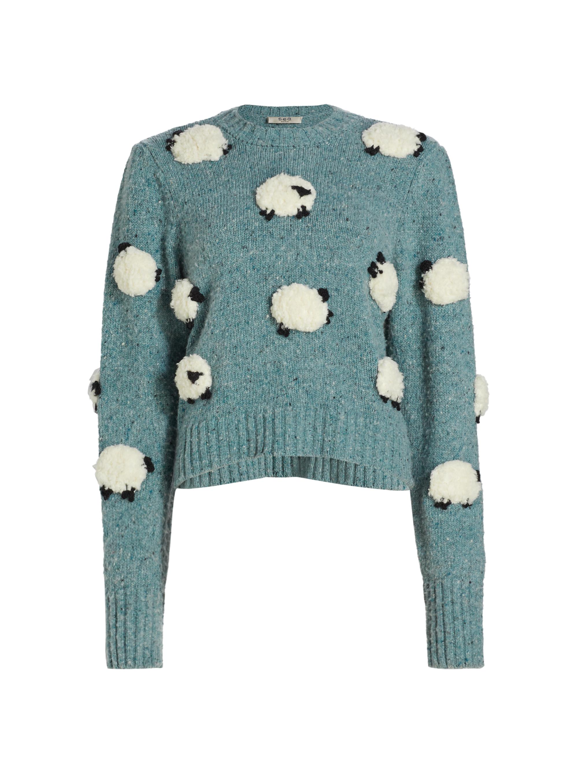 Shop Sea Samira Wool Sheep Sweater | Saks Fifth Avenue