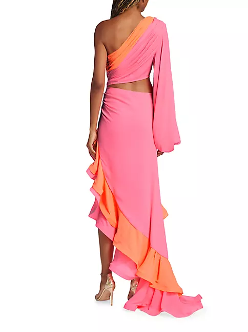Shop Bronx and Banco Hanna Asymmetric One-Shoulder Gown | Saks Fifth Avenue
