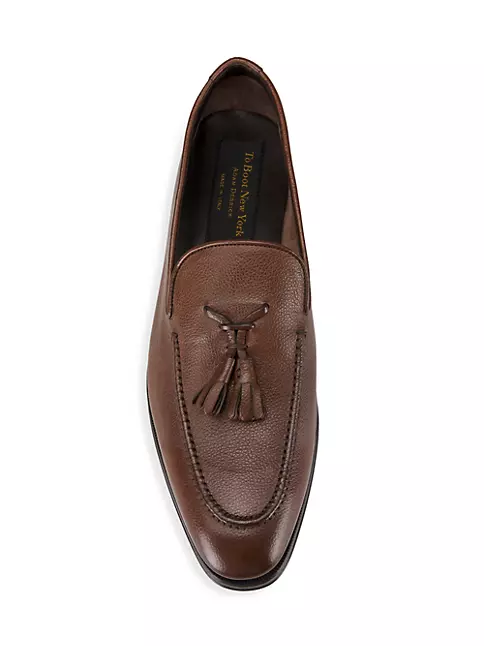 Shop To Boot New York Maurizio Leather Loafers | Saks Fifth Avenue