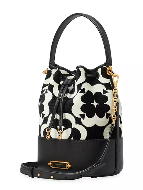 Shop kate spade new york Elevated Pebble Leather & Spade Flower