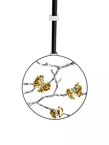 Holiday Butterfly Ginkgo Ornament