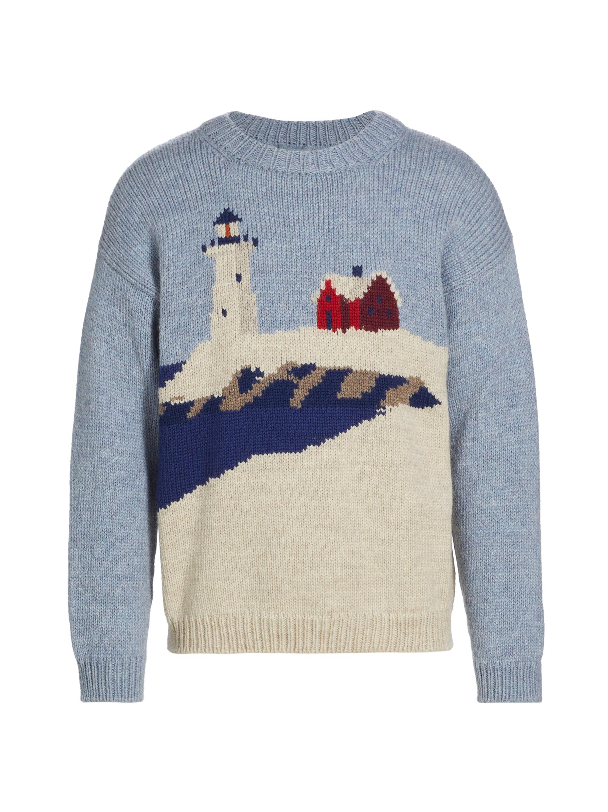 Shop Bode Highland Lighthouse Wool Sweater | Saks Fifth Avenue
