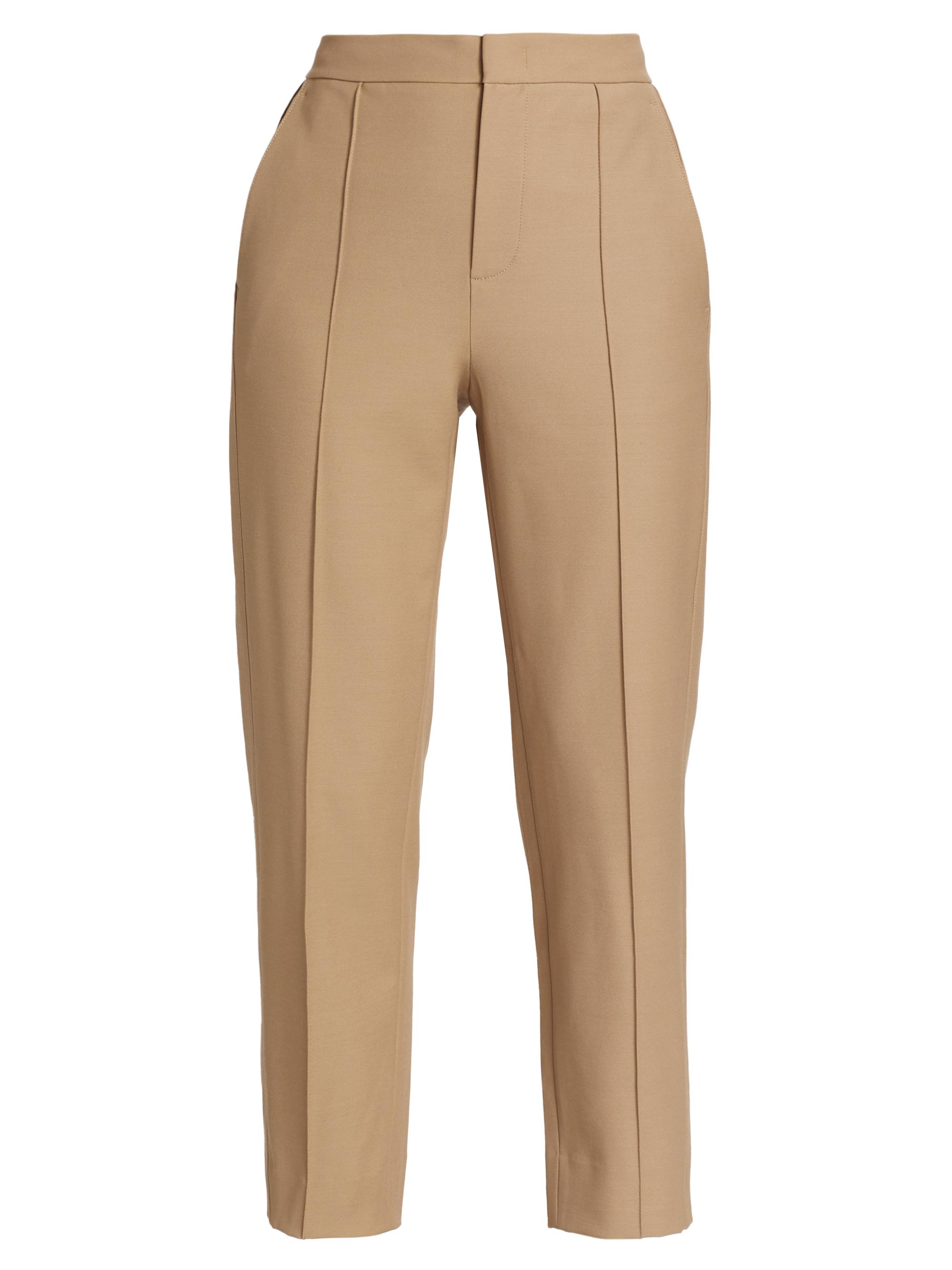 Shop Vince Cropped Tapered Stove Pipe Pants | Saks Fifth Avenue